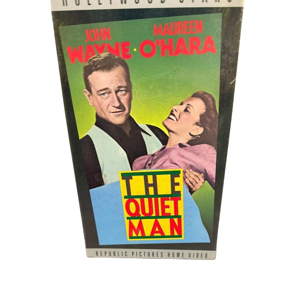 John Wayne The Quiet Man VHS Hollywood Stars Sealed Republic Video
